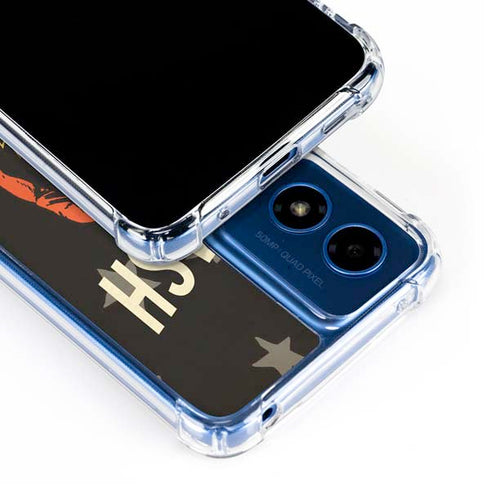 DC Comics The Flash Retro Action Pose Moto G 5G (2024) Clear Case